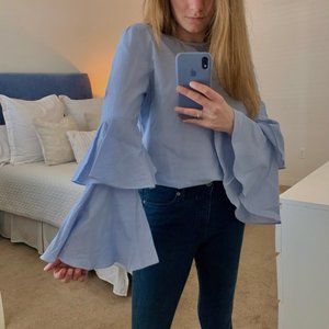 Chelsea 28 Striped Bell Sleeve Blouse